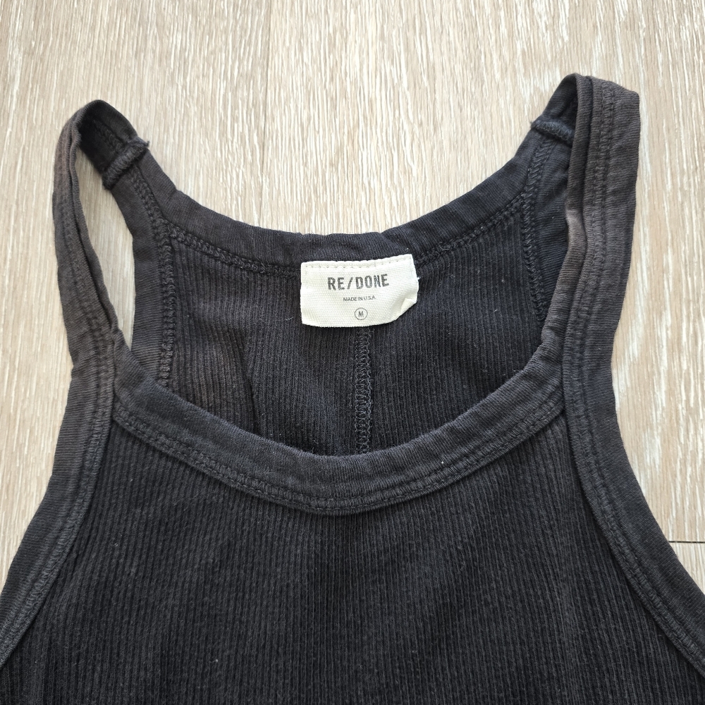 Re/Done Bleach Tank Top - Picture 2 of 6